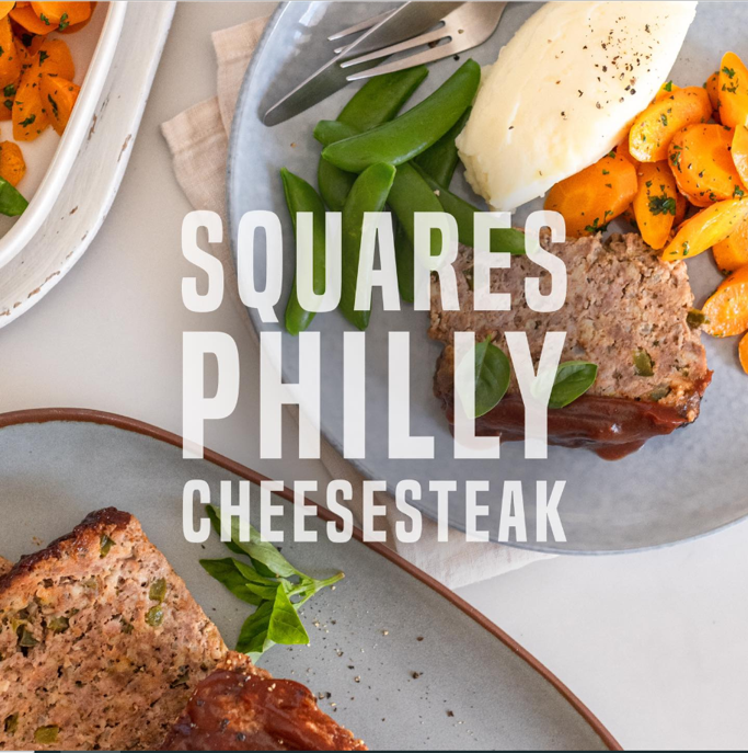 Squares Philly Cheesesteak