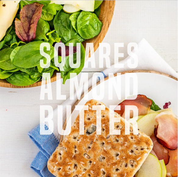 Squares Almond, Apple, Cheddar Sandwich