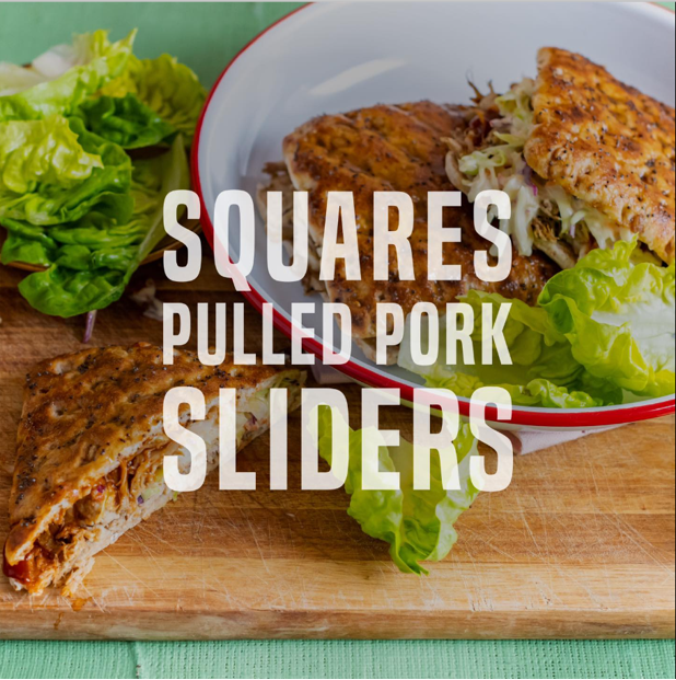 Squares Pulled Pork Sliders